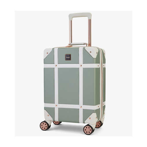 Obrazek Bagaż kabinowy ROCK TR-0193/3-S ABS - szaro-zielony - 34 L
