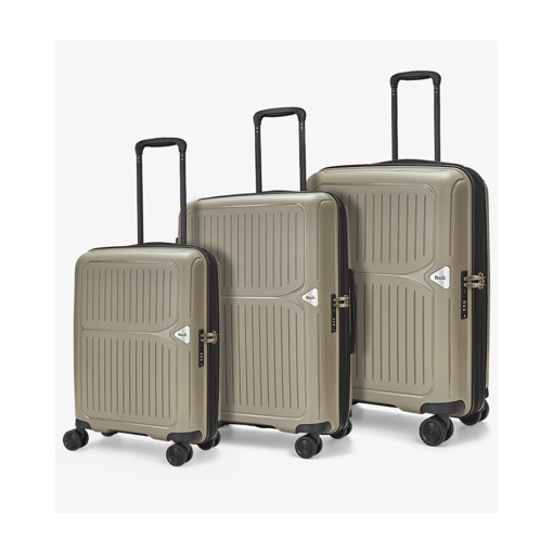 Obrazek Zestaw walizek podróżnych ROCK Vancouver PP - beżowy - 95 L + 15% EXPANDER/58 L + 18% EXPANDER/32 L + 23% EXPANDER