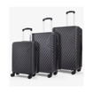Obrazek Zestaw walizek podróżnych ROCK Santiago ABS - czarny - 76 l / 51 l / 31 l