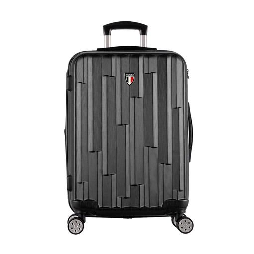 Obrazek Walizka podróżna TUCCI Riflettore T-0272/3-L ABS - czarna - 91 L + 35% EXPANDER