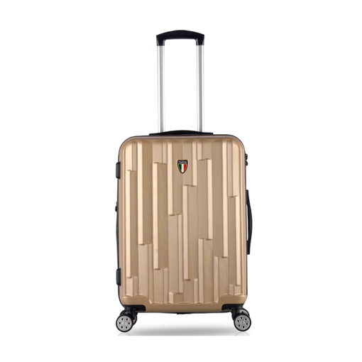 Obrazek Bagaż kabinowy TUCCI Riflettore T-0272/3-S ABS - khaki - 31 L