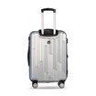 Obrazek Walizka podróżna TUCCI Riflettore T-0272/3-L ABS - srebrna - 91 L + 35% EXPANDER