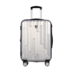Obrazek Walizka podróżna TUCCI Riflettore T-0272/3-M ABS - srebrna - 58 L + 35% EXPANDER