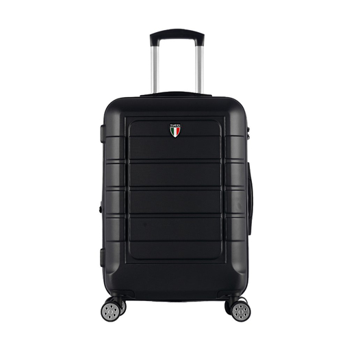 Obrazek Walizka podróżna TUCCI Console T-0273/3-M ABS - czarna - 58 L + 35% EXPANDER