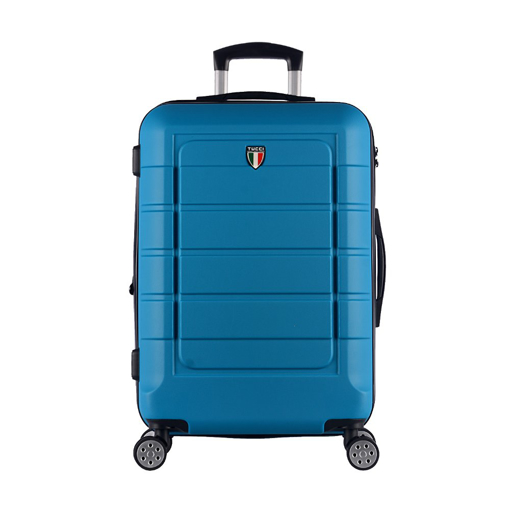 Obrazek Walizka podróżna TUCCI Console T-0273/3-L ABS - niebieska - 92 L + 35% EKSPANDER