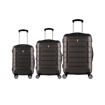 Obrazek Zestaw walizek podróżnych TUCCI Console T-0273/3 ABS - węgiel drzewny - 92 L / 58 L + 35% EXPANDER / 33 L