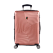 Obrazek Walizka podróżna TUCCI Srotolare T-0277/3-L ABS - różowa - 91 L + 35% EXPANDER