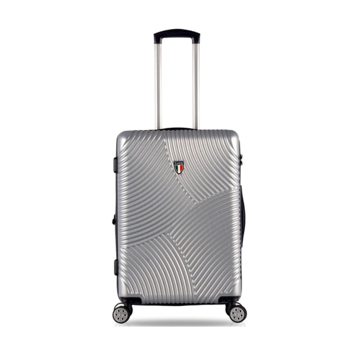 Obrazek Bagaż kabinowy TUCCI Srotolare T-0277/3-S ABS - srebrny - 33 L