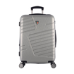 Obrazek Walizka podróżna TUCCI Boschetti T-0278/3-L ABS - srebrna - 96 L + 35% EKSPANDER
