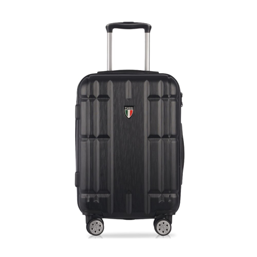 Obrazek Walizka podróżna TUCCI Massa T-0279/3-M+ ABS - czarna - 81 L + 35% EXPANDER