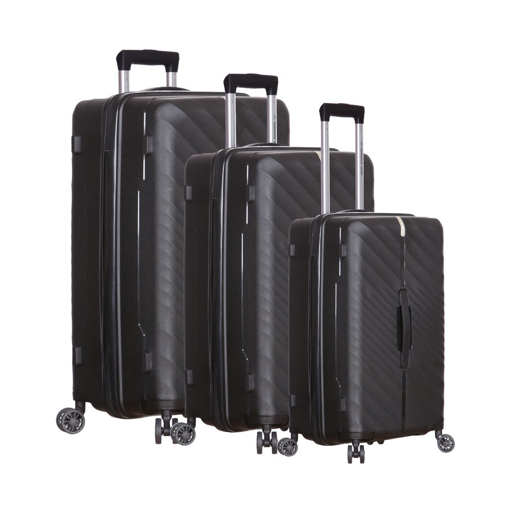 Obrazek Zestaw walizek podróżnych OUTDOOR GEAR Stellar TR-407/3 PP - czarny - 106 l / 62 l / 34 l