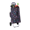 Obrazek Torba na zakupy na kółkach HOPPA ST-57105 Butterfly - ciemnoniebieska - 57 L