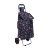 Obrazek Torba na zakupy na kółkach HOPPA ST-57105 Butterfly - ciemnoniebieska - 57 L