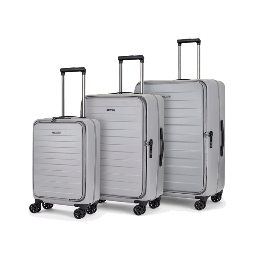 Obrazek Zestaw walizek podróżnych ROCK Eden TR-0278/3 PET - szary - 99 L / 59 L / 29 L