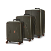 Obrazek Zestaw walizek podróżnych ROCK TR-0251/3 ABS - khaki - 107 L / 72 L / 33 L + 20% EKSPANDER