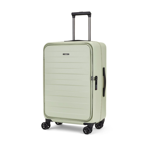 Obrazek Walizka podróżna ROCK Eden TR-0278/3-M PET - jasnozielona - 59 L