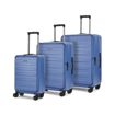 Obrazek Zestaw walizek podróżnych ROCK Eden TR-0278/3 PET - niebieski - 99 L / 59 L / 29 L