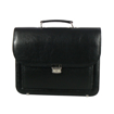 Obrazek Teczka REAbags 7416 - czarny/nikiel - 15 L