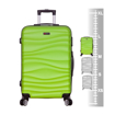 Obrazek Walizka METRO LLTC1/3-L ABS - zielona/szara - 94 L