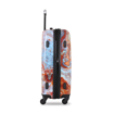 Obrazek Plastový kufr TUCCI Turkish Marble S - barevný potisk - 33 L
