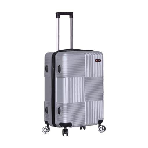 Obrazek Walizka kabinowa METRO LLTC3/3-S ABS - srebrna - 37 L