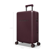 Obrazek Plastový kufr SUITSUIT® Mystique Cherry Lacquer M - tmavě vínová - 57 L
