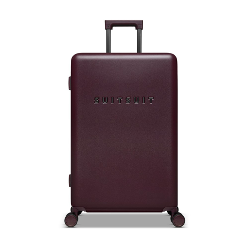 Obrazek Plastový kufr SUITSUIT® Mystique Cherry Lacquer L - tmavě vínová - 91 L
