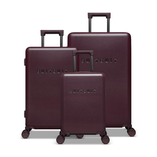 Obrazek Sada cestovních kufrů SUITSUIT® Mystique Cherry Lacquer - tmavě vínová - 91 / 57 / 31 L