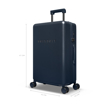 Obrazek Plastový kufr SUITSUIT® Mystique Midnight Blue M - tmavě modrá - 57 L