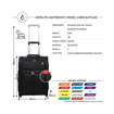 Obrazek Kabinový kufr AEROLITE T9639 - černá - 42 L