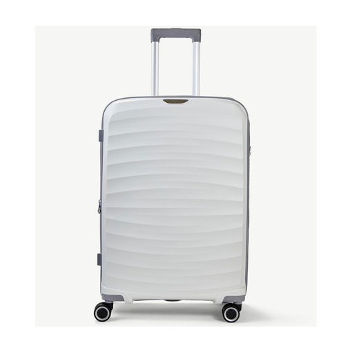 Obrazek Walizka podróżna ROCK TR-0212/3-M PP - biała - 74 L + 15% EKSPANDER