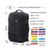 Obrazek Batoh AEROLITE BPMAX01_black - černá - 39 L