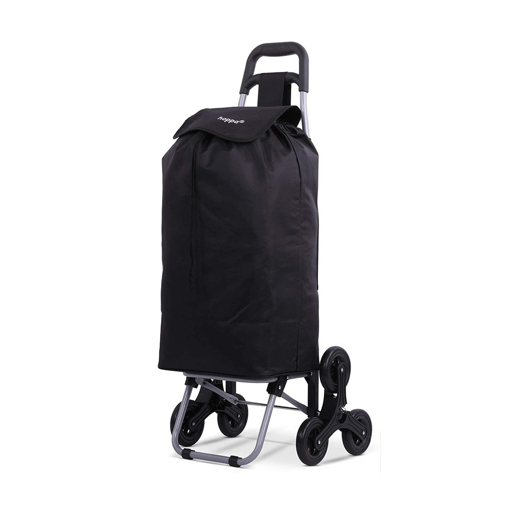 Obrazek Torba na zakupy na kółkach HOPPA ST-501 - czarna - 48 L