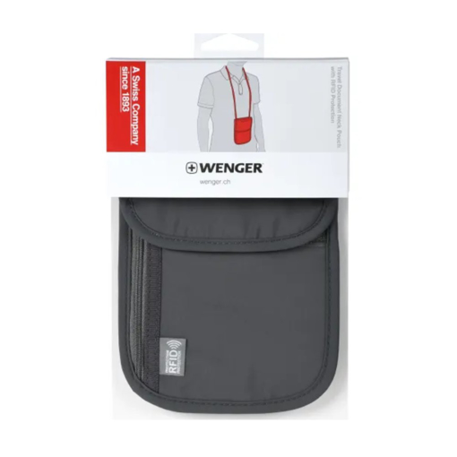 Obrazek Etui na paszport i karty WENGER 606962 - szary