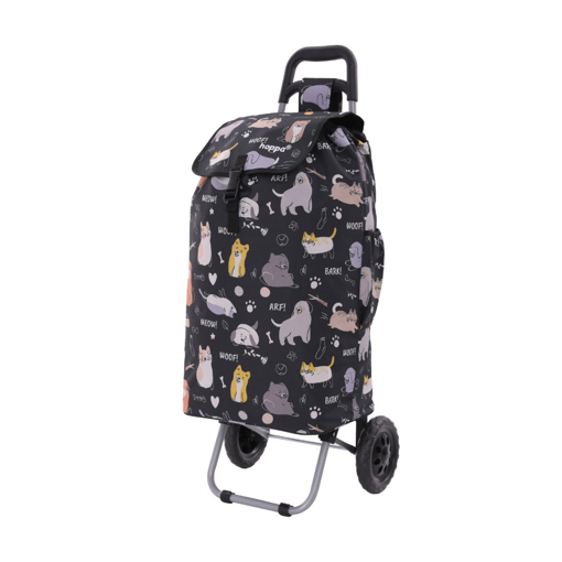 Obrazek Nákupní taška HOPPA Cats & Dogs 57 L - barevný potisk - 57 L