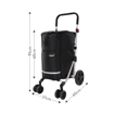 Obrazek Nákupní taška HOPPA ST-101_black - černá - 74 L