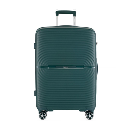 Obrazek Walizka podróżna HIGHBURY Venice HBY-0179/3-L PP - zielona 86 L