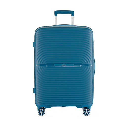 Obrazek Walizka podróżna HIGHBURY Venice HBY-0179/3-L PP - niebieska 86 L