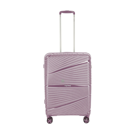 Obrazek Walizka podróżna HIGHBURY Helios HBY-0175/3-M PP - fioletowa 62 L