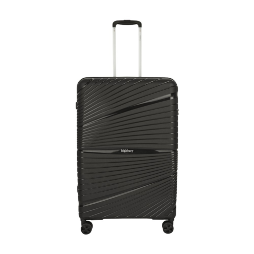 Obrazek Walizka podróżna HIGHBURY Helios HBY-0175/3-L PP - ciemnoszara 94 L