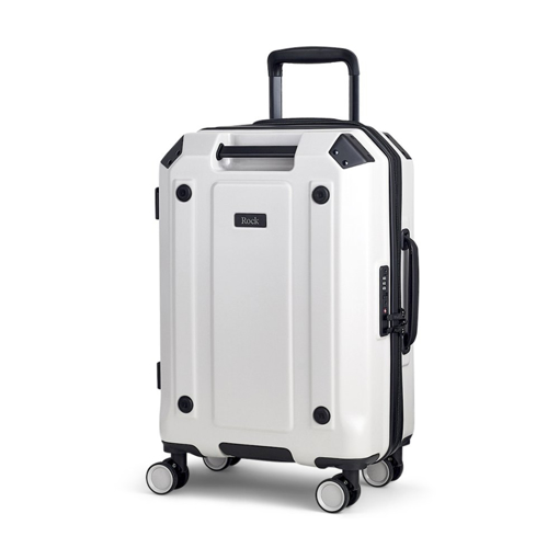 Obrazek Bagaż podręczny ROCK Alpine TR-0288/3-S ABS/PC - biały 39 L + 15% EKSPANDER