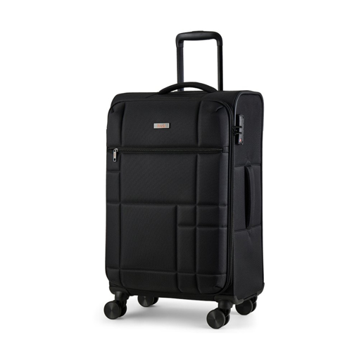 Obrazek Walizka tekstylna ROCK Tokyo M - czarna 61 L