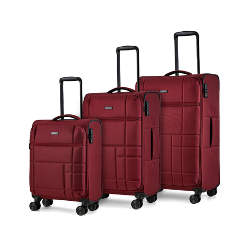 Obrazek Zestaw walizek podróżnych ROCK Tokyo - czerwony