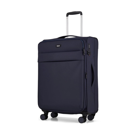 Obrazek Tekstylna walizka ROCK Harper M - niebieska