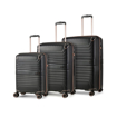 Obrazek Zestaw walizek podróżnych ROCK Astrid TR-0291/3 PP - czarny 100 L / 65 36 + EKSPANDER