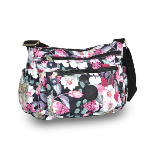Obrazek Torba METRO Flower LL177 - czarna 6 L