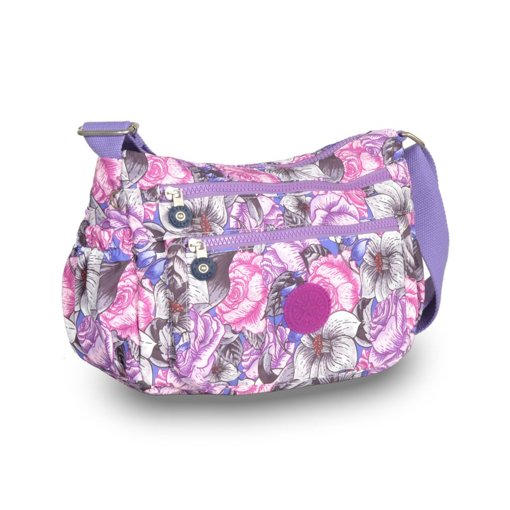 Obrazek Torba METRO Flower LL177 - fioletowa 6 L