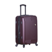 Obrazek Walizka podróżna TUCCI T-0115/3-M ABS - bordowa - 63 L + 35% EKSPANDER
