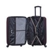 Obrazek Walizka podróżna TUCCI T-0115/3-M ABS - bordowa - 63 L + 35% EKSPANDER