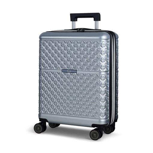 Obrazek Walizka kabinowa ROCK Maya S - srebrna